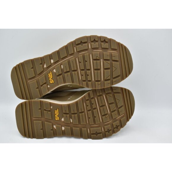 Teva Womens Size 8.5 Terrawave Brown Green Leather Lace Up Sneakers Shoes - Picture 5 of 11